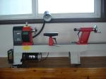 Easy Speed Change Mini Wood Lathe Carving Machine ISO Certification