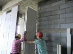 MgO / Mgcl2 / Fiber Lightweight Interior Wall Panels For Hotel / Office Building