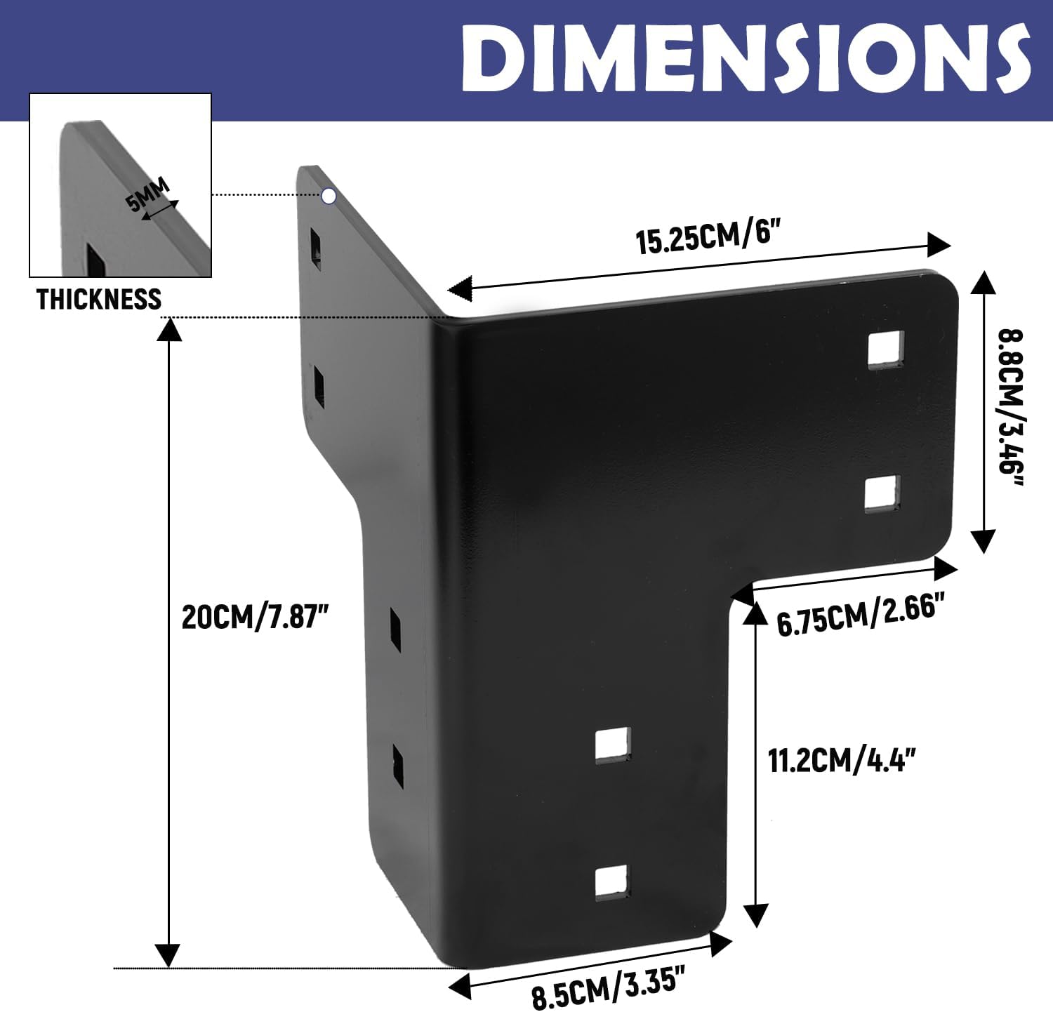 Workbench Corner Bracket Kit Heavy Duty Sturdy Steel Angle Brackets for Desk Shop Table Platform