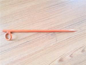Quality Durable Building Fasteners Powder Coating Welded Ring 16mm Diameter Tent Nail / Pegs wholesale