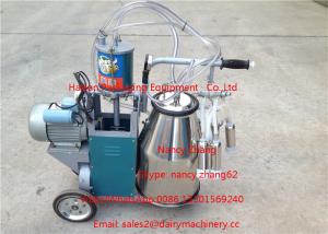 Quality Single Cow Portable Piston Pump Dairy Milk Machine With Copper Wire Motor wholesale