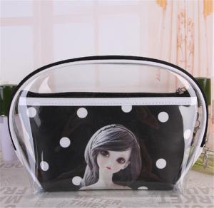 Quality Recyclable PVC Resealable Packaging Bags With Zipper Beauty Cosmetic Storage wholesale