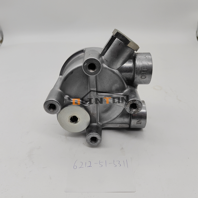 OIL FILTER HEAD 6212-51-5301 for PC400-6 Excavator SAA6D125E-2 Engine 6212-51-5311