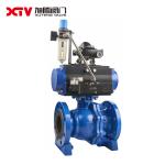 Floating Ball Valve Q41F with Pneumatic Actuation and Stainless Steel Body