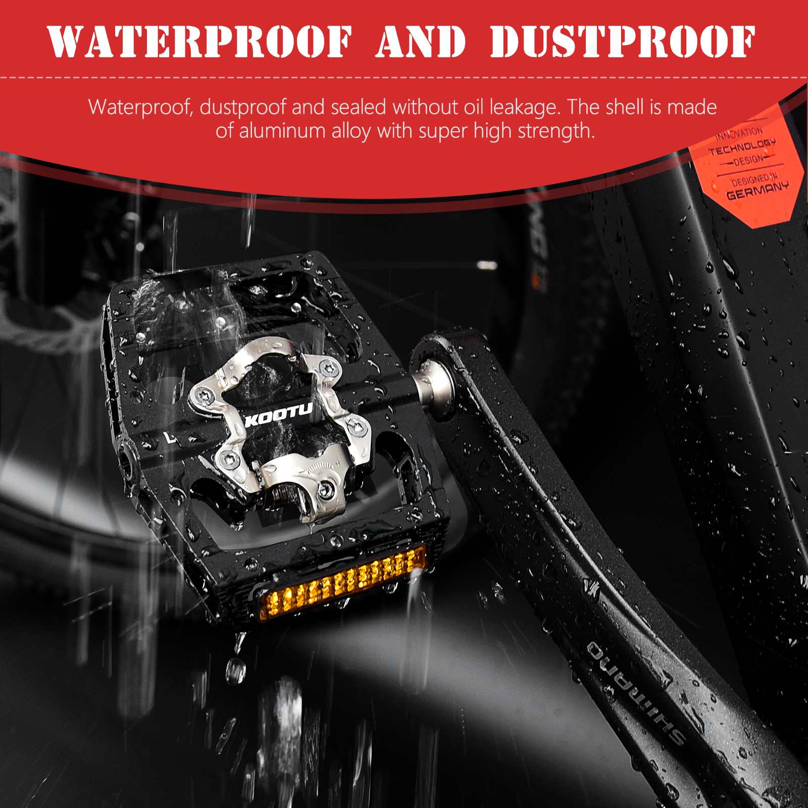 Full Aluminum Bike And Cycle Accessories , Bike Pedal Lock For SHIMANO SPD System