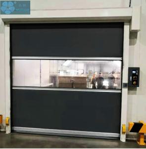 Quality Black 3KW 1000times/Day Plastic Roller Shutter Doors wholesale