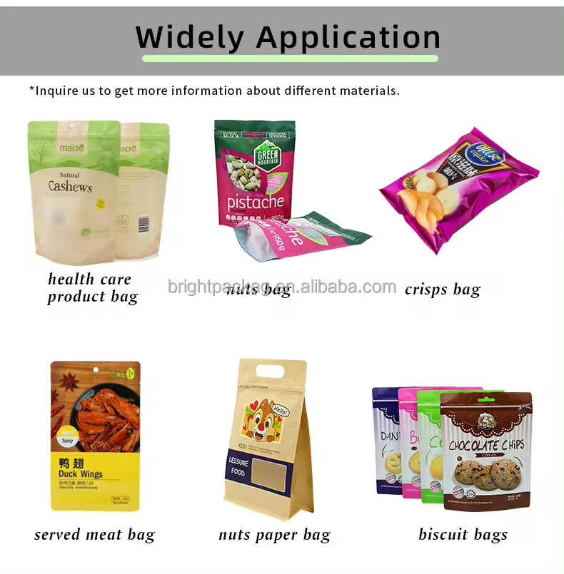 Premium Quality Plastic Composite Food Zipper Bags - Durable, Leak-Proof & Easy-Seal Packaging Solution