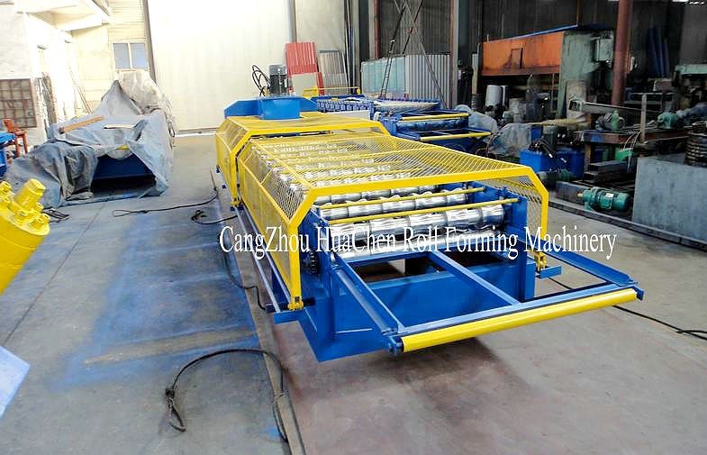 16 Rollers Wall Pane Cold Roll Forming Machine For Steel , 0.3-0.6mm Thickness
