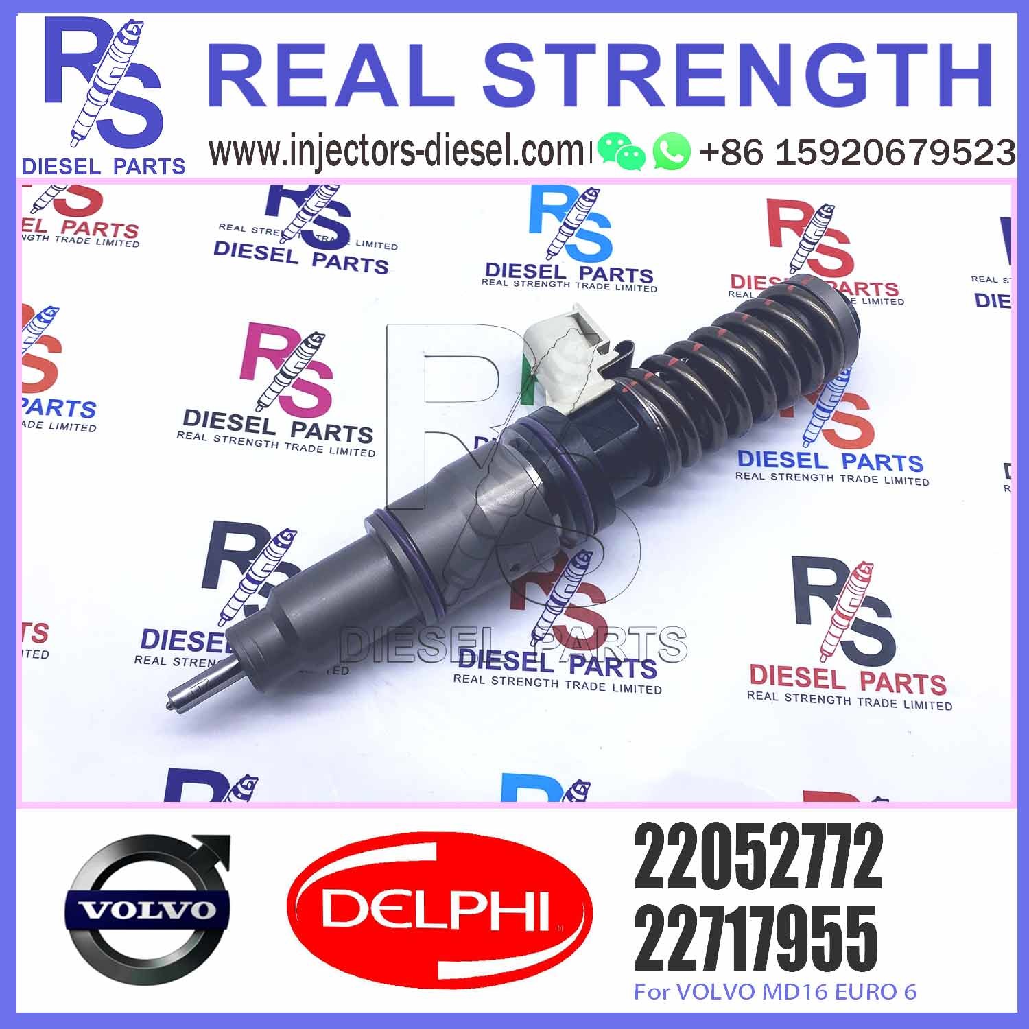 Diesel Engine Fuel Injector BEBE5L08101 BEBE5L08001 22717955 VOE22717955 22052772 For V-O-L-V MD16 Euro 6