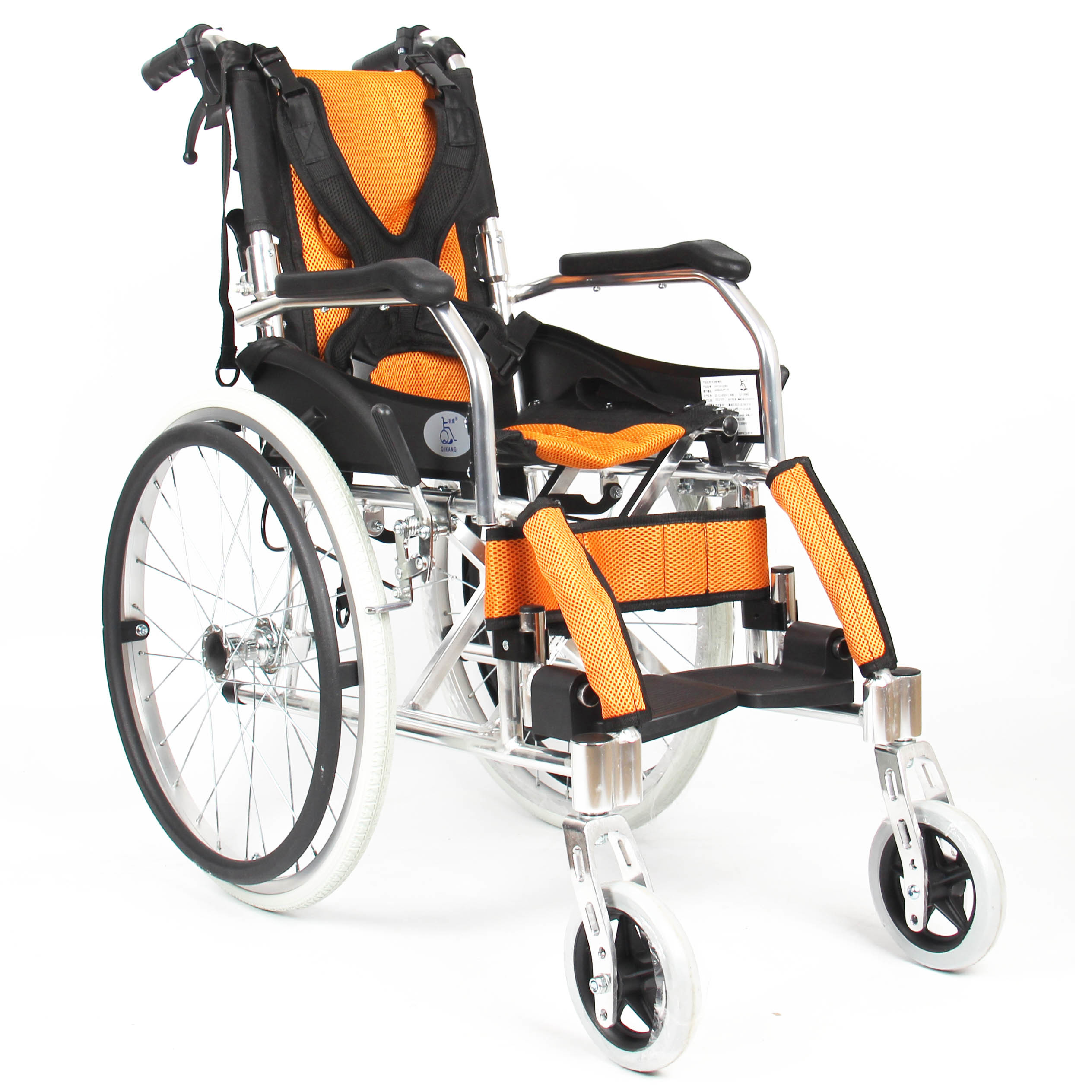 Extra Lightweight Traveling Aluminum Manual Wheelchair Transport Airplane Chair