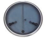 D24.6" Anodized Aluminum Round Boat Hatch With 6mm Tempered Glass