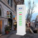 Free Standing Cell Phone Charging Stations , Advertising Phone Charging Lockers