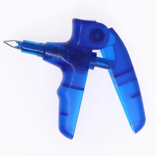 Orthodontic Ligature Gun (Gray & Blue) - Durable and Easy-to-Use Instrument for