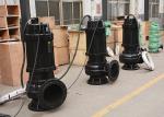 Non Clogging Electric Sewage Water Pump High Flow 15 - 60m Head For Waste Water