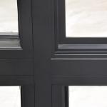 Power Coated 1.4mm Aluminium Casement Window With Mosquito Net