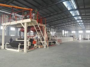 Quality Automatic Tile Production Line / Bitumen Backed Carpet Tiles Water - Cooling Control wholesale