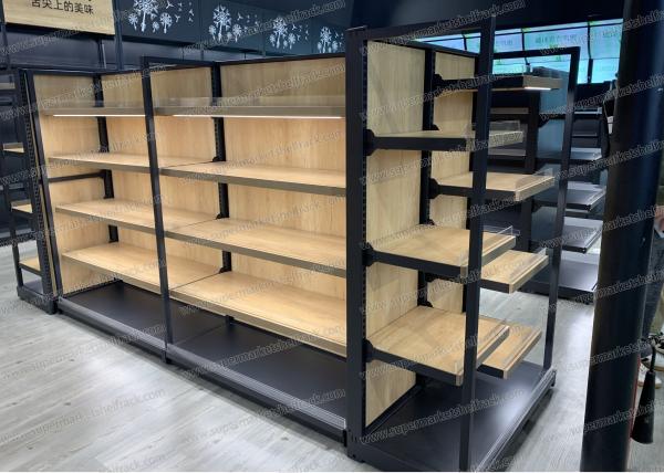 120CM 600kg Grocery Shelf Rack Supermarket Fruit Display Rack Gondola Shelving