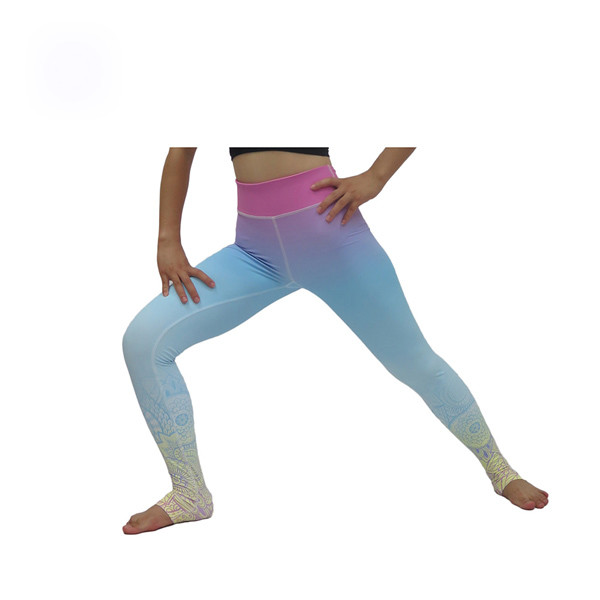 Long Length Female Tight Pants / Lycra Gym Leggings Customized Color