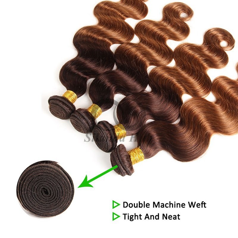 #T4/30 Body Wave Remy Human Hair Bundles Sew In Weave Bundles Brazilian Bundle Deals