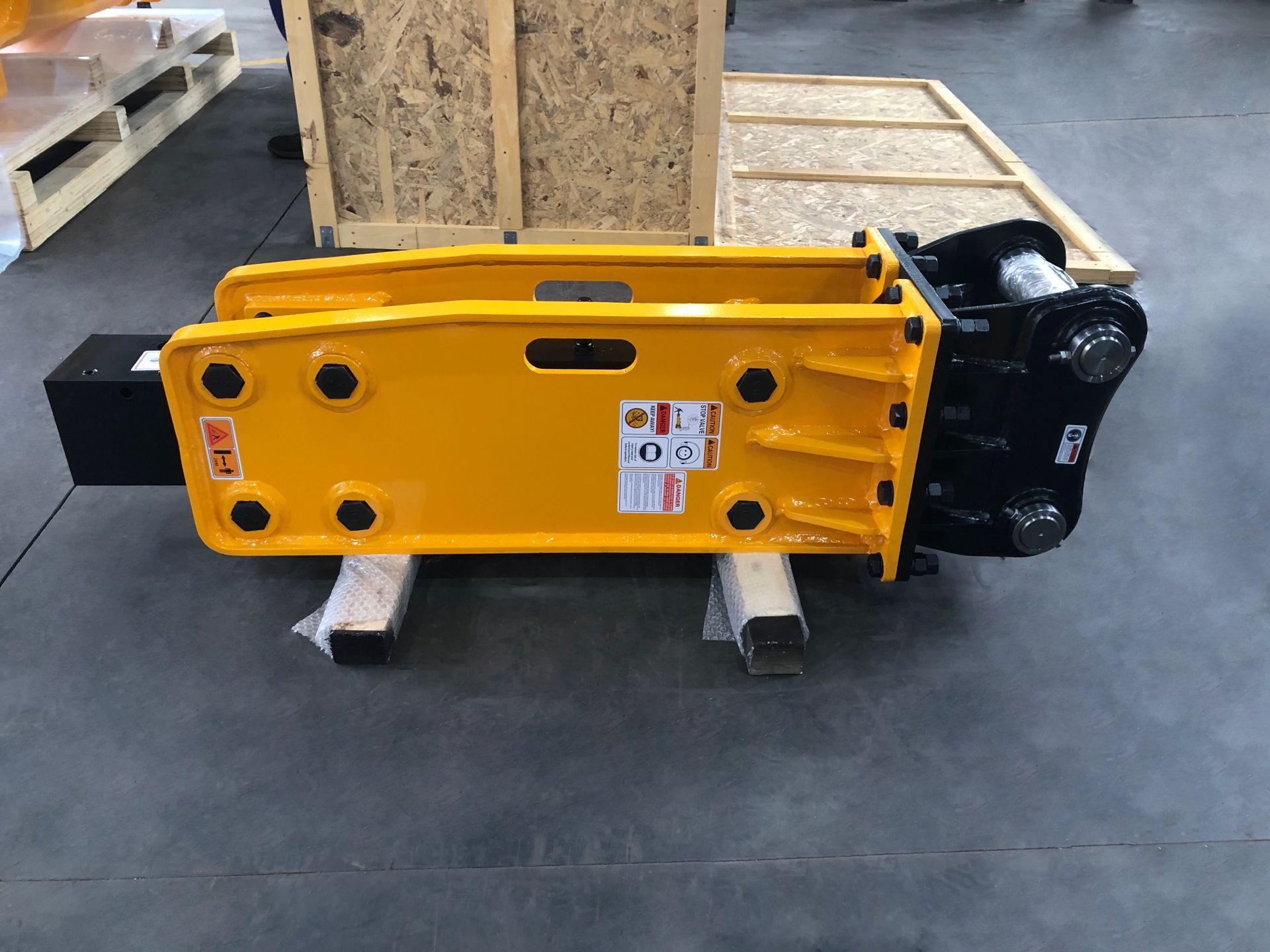 Mini Excavator Korean Hydraulic Rock Breaker Hammer with 1/2 Inch Hose Diameter and 500-1000 bpm Impact Rate 8