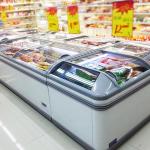 Commercial Supermarket Chest Display Freezer Static Cooling Combined Energy