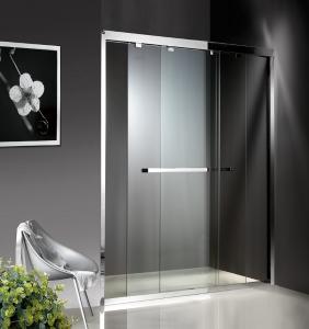 Quality 1200-2000X1900mm Double Sliding Glass Shower Doors , Shower Cubicle Doors With Double Wheels wholesale