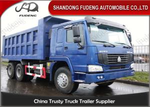 China 371HP Howo Dump Trailer Truck  , LHD/RHD Drive Type 20cbm 40 Ton End Dump Truck  on sale
