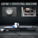 Heavy Duty Horizontal V Cutting Machine Metal Curtain Wall V Groover Machine