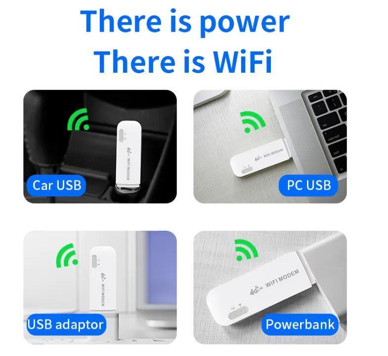 Unlock Mf783 Cat4 150Mbps 4G USB WiFi Modem LTE Dongle with B1/B3/B5/B7/B8/B20/B40