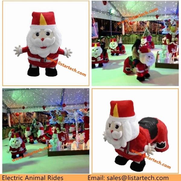 Amusement Park Battery Motorized Animal Scooter, Kids Scooters for Christmas