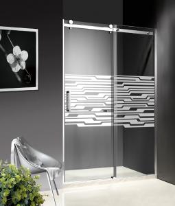 Quality Stainless Sliding 1200-1800X1950mm Glass Shower Door wholesale