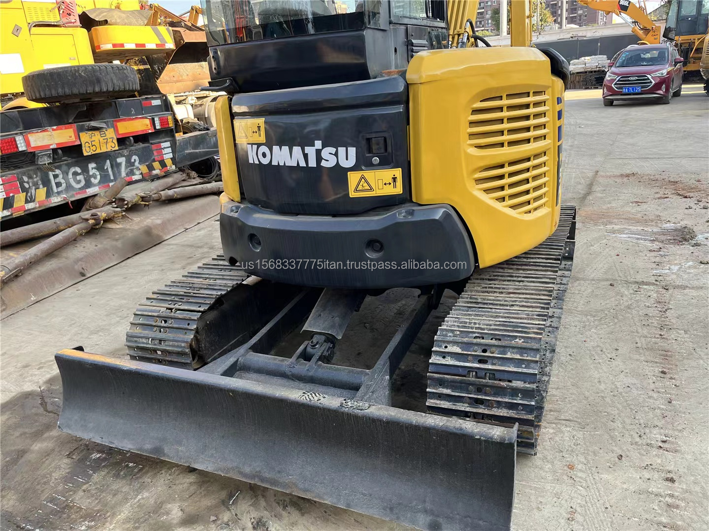 Original Hydraulic Pump 5Ton Mini Digger Crawler Excavator with 0-2000 Working Hours