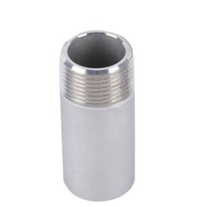 Quality Square Head Forged Stainless Steel 201/304 Male Single Pipe Plain End Long Half Nipple wholesale