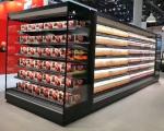 Supermarket Open Display Fridge Used For Dairy And Drinks