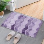 High Absorbent 20x30 Microfiber Bathroom Shower Mat easy cleaning