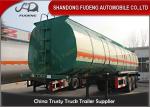 Tri Axle Fuel Tanker Semi Trailer 45000 Liters With Carbon Steel