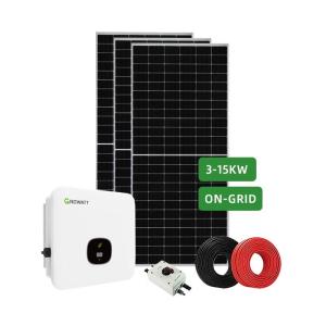 Quality MPPT Controller Growatt Inverter Solar Energy System 3KW 5KW 8KW 10KW 12KW 15KW wholesale