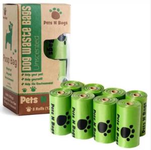 Quality Biodegradable 20 Micron PLA Water Soluble Poop Bags wholesale