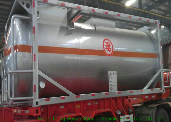UN1809 PCl3 Liquid ISO Tank Container for Phosphorus Trichloride 17.5000L -25000L