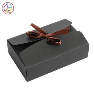 Quality Black Paper Cupcake Boxes Thin Paper CMYK Pantone Printing PET Insert wholesale