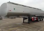 SINOTRUK Mn Steel 60 Cfm Oil Tank Semi Flatbed Trailers For Oil Fuel Transport