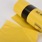 Large Small and Medium-Sized Hospital Yellow Medical Waste Bag with Security