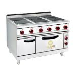 Commercial Electric Restaurant Cooking Equipment 29KW Stainless Steel Range GL