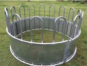 Quality Galvanized Steel Tube Material Cattle Corral Panels , Galvanized Hay Feeder For Sheep / Cattle wholesale