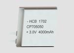 Non Rechargeable Lithium Batteries 4000mAh 3V CP705050 For Smart Home