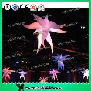 Quality Hanging Inflatable LED Lighting Inflatable Star , Inflatable Party Decoration wholesale