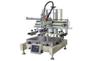 China 800PCS/H 100mm Down Stroke Semi Automatic Screen Printing Machine on sale