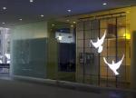Waterproof Transparent Led Display Panel Glass Advertising Billboard Iron / Al