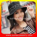 6090433 Sun Accessory customized winner fashion wool felt clothe hats, women