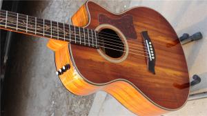 Quality Top Quality koa wood cutaway acoustic electric guitar K24 model best guitars wholesale